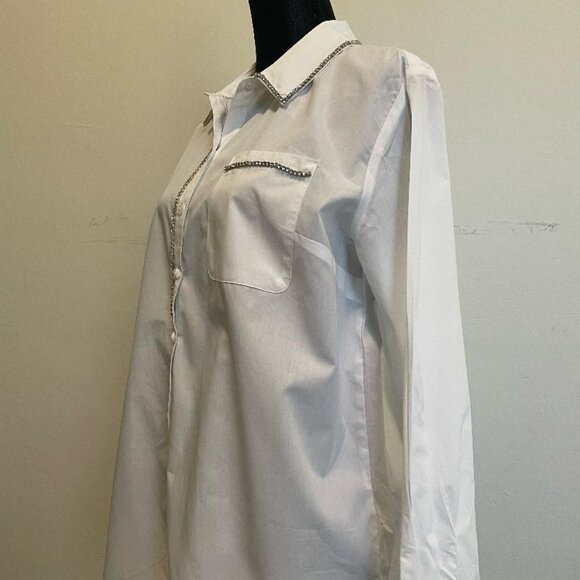 Rinestone Trimmed Shirt - Picture 4 of 5